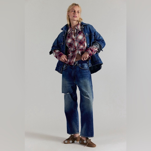 We The Free Free People Georgia Plaid Embroidered Button-down Shirt - Picture 6 of 10